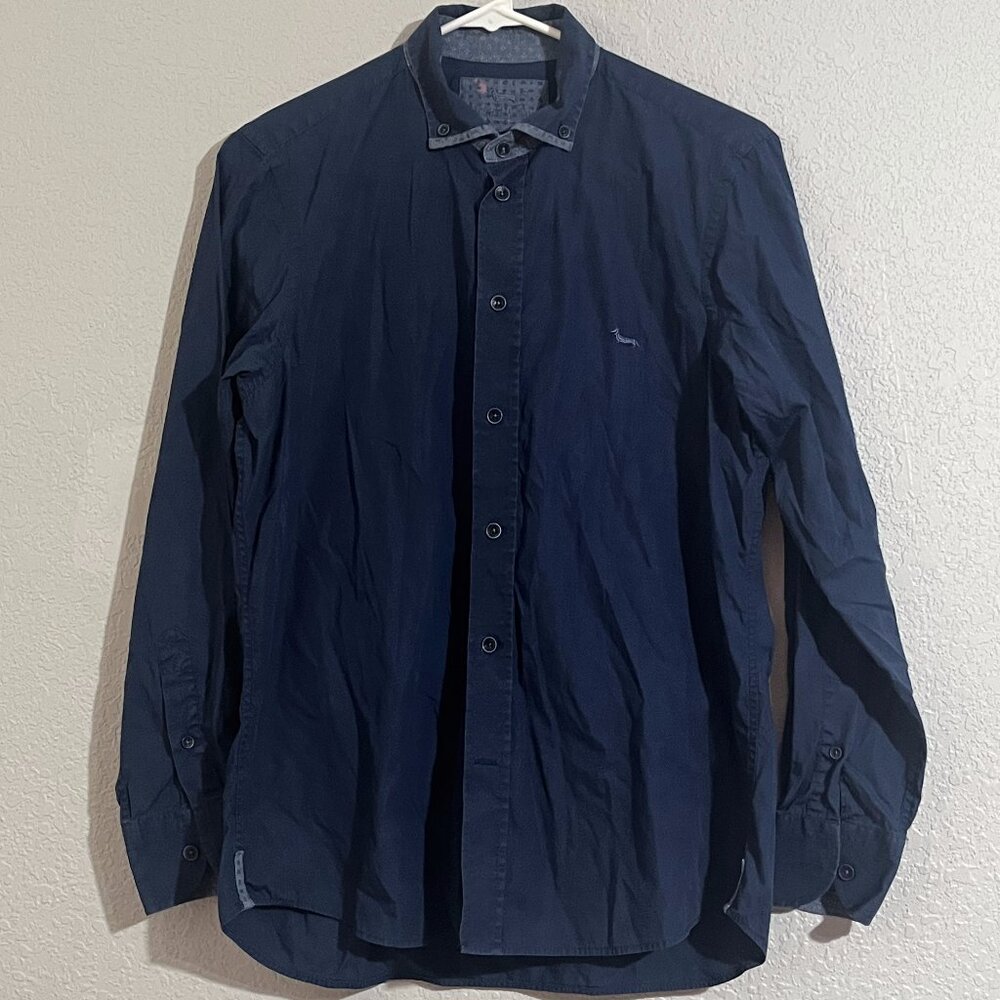 Harmont & Blaine Regular Cotton Shirt with Dachshund